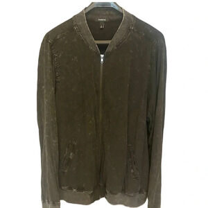 Torrid 2X black bomber with faded  wash excellent condition